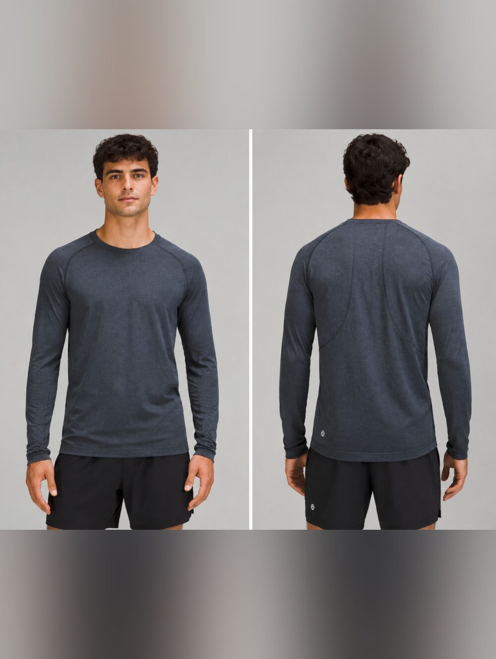 Lululemon Metal Vent Tech Men's Long-Sleeve - Charcoal Size M